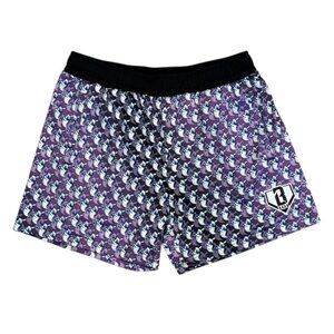 Baseball Lifestyle 101 Ghost Purple Halloween Mesh Shorts - Men's Medium - EUC